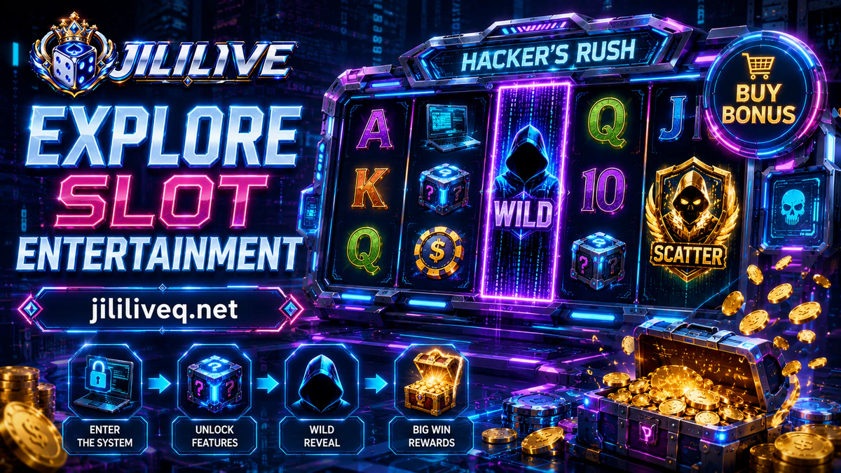 JILILIVE slot games scene with a final reel moving among crown, gem, and bell shapes
